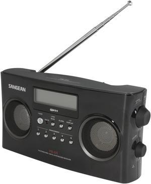 Sangean FM-Stereo RBDS/AM Digital Tuning Portable Stereo Radio (Black) PR-D5
