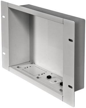 Peerless-AV IBA2-W Recessed Cable Management and Power Storage Accessory Box - White