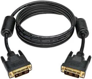 Tripp Lite P561-050-EZ Black Male to Male Easy Pull All-in-One DVI Single Link Cable