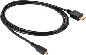 Tripp Lite P570-006-MICRO 6 ft. Black HDMI to Micro HDMI High Speed w/Ethernet Video / Audio cable Male to Male