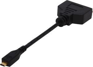 Tripp Lite P132-06N-MICRO Micro HDMI (Type D) to DVI-D Adapter (M/F), 6-in.