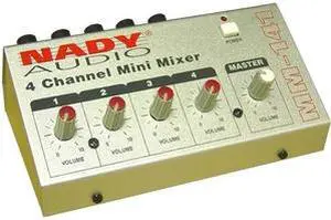 Nady MM-141 4-Channel Mini Mixer Nady MM-141 4-Channel Mini Mixer