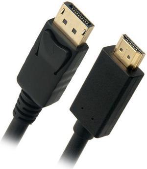 Omni Gear DP-10-HDMI 10 ft. Black DisplayPort to HDMI Cable