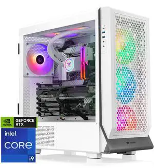 Thermaltake LCGS Apollo i477T Gaming Desktop (Liquid Cooled Intel Core i9-14900KF, 32GB DDR5 5600MT/s RGB Memory, NVIDIA GeForce RTX 4070Ti Super, 2TB NVMe M.2, Wifi) C5AP-Z790-47T-LCS