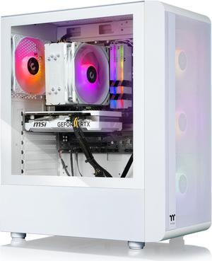 Thermaltake LCGS Quartz i460 R4 Gaming Desktop (Intel Core i5-13400F, ToughRam DDR4 3600Mhz 16GB RGB Memory, NVIDIA GeForce RTX 4060, 1TB NVMe M.2, Windows 11) S2QT-B66R-460-LCS