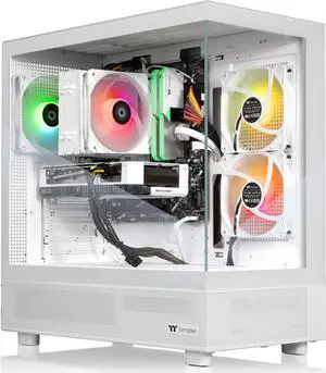 Thermaltake LCGS Vista i460TS Gaming Desktop (Intel Core i7-14700F, ToughRam 32GB DDR5 5600MT/s RGB Memory, NVIDIA GeForce RTX 4060 Ti, 1TB NVMe M.2, Wifi, Windows 11) V27S-B760-46T-LCS