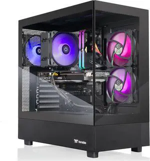 Thermaltake LCGS Vista i460T Gaming Desktop (Intel Core i7-14700F, ToughRam 32GB DDR5 5600MT/s RGB Memory, NVIDIA GeForce RTX 4060 Ti, 1TB NVMe M.2, Wifi, Windows 11) V27B-B760-46T-LCS