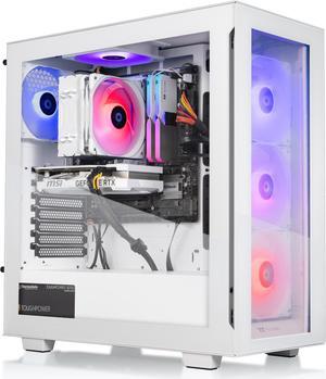 Thermaltake LCGS View i460T Gaming Desktop (Intel Core i7-14700F, ToughRam 32GB DDR5 5600MT/s RGB Memory, NVIDIA GeForce RTX 4060 Ti, 1TB NVMe M.2, Wifi, Windows 11) V35S-B760-B6T-LCS