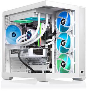 Thermaltake Gaming Desktop PC V38S-B650-580-LCS AMD Ryzen 7 7800X3D 32GB DDR5 1TB SSD GeForce RTX 5080 Windows 11 Home