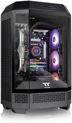 Thermaltake LCGS Reactor u2670T Gaming Desktop (Intel Core Ultra 7 265KF, 32GB 6400MT/s DDR5 RGB Memory, NVIDIA GeForce RTX 5070 Ti, 2TB NVMe M.2, WiFi, Windows 11) T3BK-B860-57T-LCS