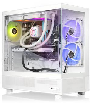 Thermaltake LCGS View 7870TS-270Gaming Desktop (AMD Ryzen 7 7800X3D, ToughRam 32GB DDR5 6400MT/s RGB Memory, NVIDIA GeForce RTX 5070 Ti, 2TB NVMe M.2, Wifi, Windows 11) V27S-B850-57T-LCS