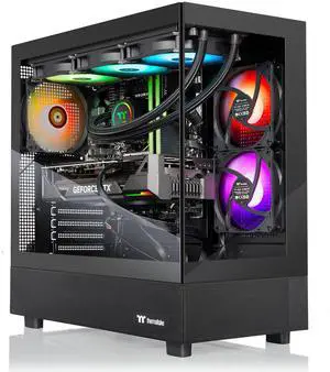 Thermaltake LCGS View u2670-270 Gaming Desktop (Intel Core Ultra 7 265KF, ToughRam 32GB DDR5 6400MT/s RGB Memory, NVIDIA GeForce RTX 5070, 1TB NVMe M.2, WiFi, Windows 11) V27B-B860-570-LCS