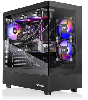 Thermaltake LCGS View u2670-270 Gaming Desktop (Intel Core Ultra 7 265KF, ToughRam 32GB DDR5 6400MT/s RGB Memory, NVIDIA GeForce RTX 5070, 1TB NVMe M.2, WiFi, Windows 11) V27B-B860-570-LCS
