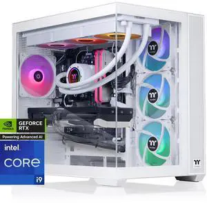 Thermaltake LCGS View i1470S-380 Gaming Desktop (Intel Core i9-14900KF, ToughRam 32GB DDR5 6000MT/s RGB Memory, NVIDIA GeForce RTX 5070, 1TB NVMe M.2, Wifi, Windows 11) V38S-Z790-570-LCS