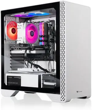 Thermaltake LCGS Glacier i1260S Gaming Desktop (Intel Core i5-12600KF, ToughRam DDR4 3600Mhz 16GB RGB Memory, NVIDIA GeForce RTX 3060, 1TB NVMe M.2, Wifi, Win11 Home) S3WT-B760-360-LCS