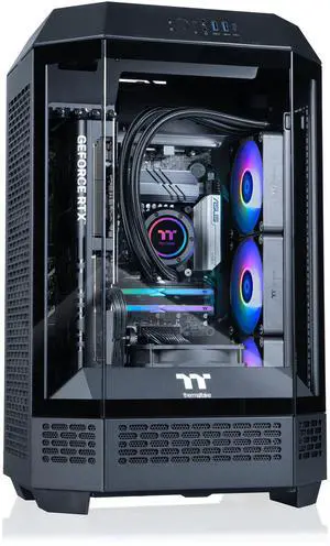 Thermaltake LCGS Reactor i1470 Gaming Desktop (Intel Core i9-14900KF, 32GB 6000MT/s DDR5 RGB Memory, NVIDIA GeForce RTX 5070, 1TB NVMe M.2, WiFi, Windows 11) T3BK-B760-570-LCS
