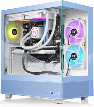 Thermaltake LCGS View 7870H-270 Gaming Desktop (AMD Ryzen 7 7800X3D, ToughRam 32GB DDR5 6000MT/s RGB Memory, NVIDIA GeForce RTX 5070, 1TB NVMe M.2, Wifi, Windows 11) V27H-B850-570-LCS