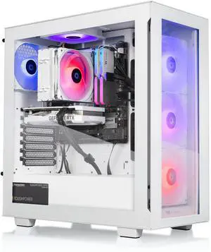 Thermaltake LCGS View 1460TS-350 Gaming Desktop (Intel Core i7-14700F, 32GB 6000MT/s DDR5 RGB Memory,  NVIDIA GeForce RTX 5060 Ti, 1TB NVMe M.2, WiFi, Windows 11) V35S-B76S-56T-LCS