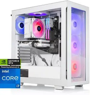Thermaltake LCGS View 1460TS-350 Gaming Desktop (Intel Core i7-14700F, 32GB 6000MT/s DDR5 RGB Memory,  NVIDIA GeForce RTX 5060 Ti, 1TB NVMe M.2, WiFi, Windows 11) V35S-B76S-56T-LCS