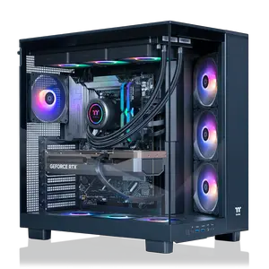 Thermaltake LCGS View 9590-380XL Gaming Desktop (AMD Ryzen 9 9950X3D, ToughRam 32GB DDR5 6000MT/s RGB Memory, NVIDIA GeForce RTX 5090, 2TB NVMe M.2, Wifi, Windows 11) VXLB-X87B-590-LCS