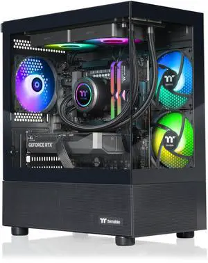 Thermaltake LCGS View i570-170 Gaming Desktop (Intel Core i9-14900KF, ToughRam 32GB DDR5 6000MT/s RGB Memory, NVIDIA GeForce RTX 5070, 1TB NVMe M.2, Wifi, Windows 11) V17B-B76B-570-LCS