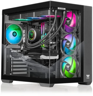 Thermaltake LCGS NE 9880-V380B Gaming Desktop (AMD Ryzen 7 9800X3D, NVIDIA GeForce RTX 5080, 32GB DDR5 6000MT/s Memory, 2TB NVMe M.2, 1000W PSU, WiFi, Windows 11) N38B-B850-580-LCS Thermaltake LCGS NE 9880-V380B Gaming Desktop (AMD Ryzen 7 9800X3D, NVIDIA GeForce RTX 5080, 32GB DDR5 6000MT/s Memory, 2TB NVMe M.2, 1000W PSU, WiFi, Windows 11) N38B-B850-580-LCS