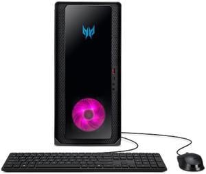  MXZ Gaming PC Desktop Computer, AMD Ryzen 5 5500, RX7600,16GB  DDR4, NVME 500G SSD, 6RGB Fans, Win 11 Pro Ready, Gamer Desktop Computer(R5  5500