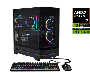 Acer Nitro 85 N85-100-UR35 Desktop, AMD Ryzen 7 8700F 8 Core Processor, NVIDIA GeForce RTX 5070 Graphics, 16 GB DDR5 Memory, 1 TB PCIe 4.0 NVMe SSD, Wi-Fi 7, USB Keyboard & Mouse, Windows 11 Home Acer Nitro 85 N85-100-UR35 Desktop, AMD Ryzen 7 8700F 8 Core Processor, NVIDIA GeForce RTX 5070 Graphics, 16 GB DDR5 Memory, 1 TB PCIe 4.0 NVMe SSD, Wi-Fi 7, USB Keyboard & Mouse, Windows 11 Home