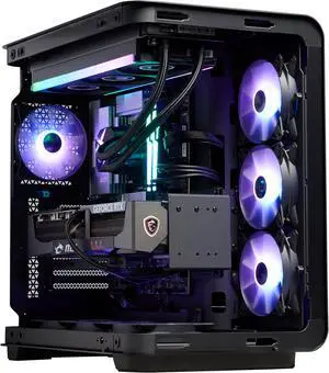 MSI Gaming Desktop PC Vision RS AI 2NVV7-1466US Intel Core Ultra 7 265K 64GB DDR5 2TB NVMe SSD GeForce RTX 5080 Windows 11 Home