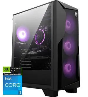 MSI Gaming Desktop PC Codex R2 B14NVL5-447US Intel Core i5-14400F 16GB DDR5 1TB NVMe SSD GeForce RTX 5060 Windows 11 Home