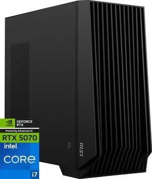 MSI Gaming Desktop PCs PRO DP400 14NVP-013US Intel Core i7-14700F 32GB DDR5 no hdd HDD 2TB NVMe SSD GeForce RTX 5070 Windows 11 Pro MSI Gaming Desktop PCs PRO DP400 14NVP-013US Intel Core i7-14700F 32GB DDR5 no hdd HDD 2TB NVMe SSD GeForce RTX 5070 Windows 11 Pro