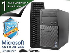 DELL Desktop Computer OptiPlex 990 Intel Core i7-2600 4GB DDR3 250GB HDD Intel HD Graphics 2000 Windows 7 Professional 64-bit