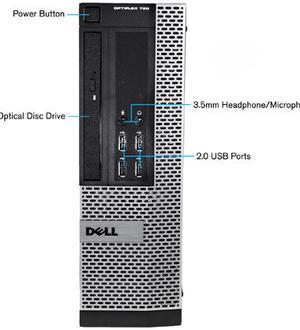 DELL 790 Desktop Computer Intel Core i5 2500 (3.30 GHz) 8 GB DDR3 1 TB HDD Intel HD Graphics 2000 Windows 10 Pro 64-Bit A Grade