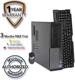 DELL Desktop Computer 990 Intel Core i5-2400 8GB DDR3 320GB HDD Intel HD Graphics 2000 Windows 7 Professional 64-bit
