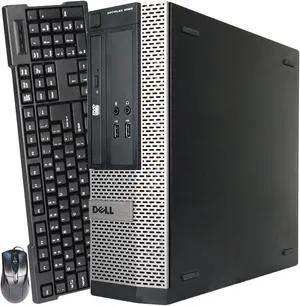 DELL Desktop Computer OptiPlex 390 Intel Core i3-2100 4GB DDR3 500GB HDD Intel HD Graphics 2000 Windows 10 Pro