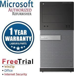 DELL Desktop Computer OptiPlex 390 Intel Core i5-2400 4GB DDR3 500GB HDD Intel HD Graphics 2000 Windows 10 Pro
