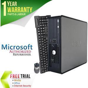 DELL Desktop Computer OptiPlex GX780 Intel Core 2 Quad Q6600 8GB DDR3 320GB HDD Intel HD Graphics Windows 10 Pro