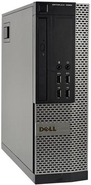 DELL Desktop PC 7020-SFF Intel Core i7-4770 8 GB 500GB HDD Intel HD Graphics Windows 10 Pro