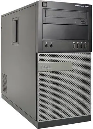 DELL Desktop Computer 7010 Intel Core i5-3470 8 GB 2TB HDD Intel HD Graphics 2500 Windows 10 Pro 64-bit