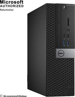 Refurbished Dell OptiPlex 7040 Small Form Factor Intel Core i5 6500 3.20 GHz / 8 GB DDR4 / 3TB HDD / DVD / WIFI / HDMI / Bluetooth 4.0 / DP / Windows 10 Professional 64 Bits / 1 Year Warranty