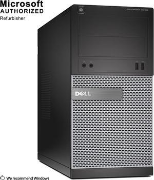 Refurbished Dell OptiPlex 3020 Tower Intel Core i3 4130 3.40 GHz / 8 GB DDR3 / 360GB SSD / DVD / USB WIFI / USB BT 4.0 / HDMI / DP / VGA / Windows 10 Professional 64 Bit / 1 Year Warranty