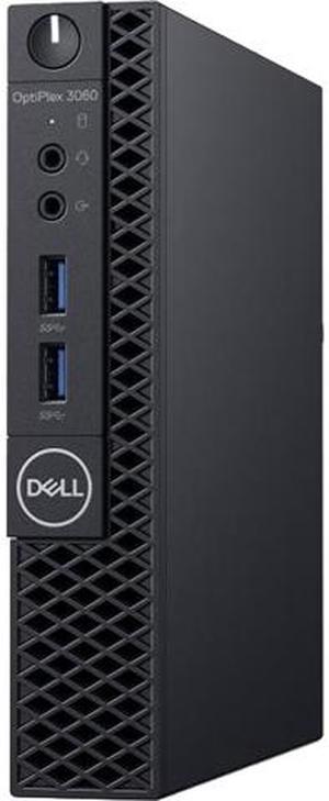 Dell OptiPlex 3000 3060 Desktop Computer - Intel Core i3 (8th Gen) i3-8100T 3.10 GHz - 8 GB DDR4 SDRAM - 128 GB SSD - Windows 10 Pro 64-bit (English/French/Spanish) - Micro PC