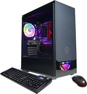 Open Box CyberpowerPC Gaming Desktop Gamer Master GM61100 AMD Ryzen 7 5700G 16GB DDR4 1 TB M2 NVMe SSD GeForce RTX 3060 Ti Windows 11 Home 64bit