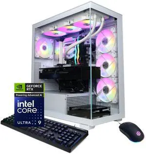 CyberPowerPC Gamer Supreme Liquid Cool GXL70180 - Intel Core Ultra 9 285K 3.7GHz CPU, 64GB DDR5, NVIDIA GeForce RTX 5080 16GB, 4TB PCIe 4.0 NVMe SSD & Win 11 Home