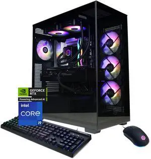 CyberPowerPC Gamer Supreme Liquid Cool GXL70110 - Intel Core i9-14900KF 3.2GHz CPU, 32GB DDR5, NVIDIA GeForce RTX 5070 Ti 16GB, 2TB PCIe 4.0 NVMe SSD & Win 11 Home