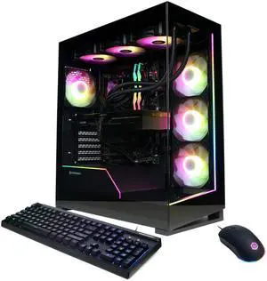 CyberPowerPC Gamer Supreme Liquid Cool GML70140 - AMD Ryzen 9 9950X 4.3GHz CPU, 64GB DDR5, NVIDIA GeForce RTX 5070 Ti 16GB, 4TB PCIe 4.0 NVMe SSD & Win 11 Home