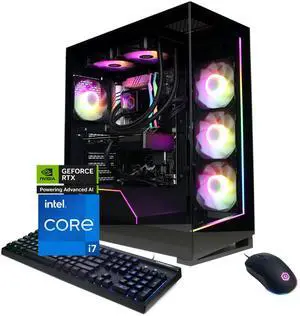 CyberPowerPC Gamer Supreme Liquid Cool GXL70230 - Intel Core i7-14700KF 3.4GHz CPU, 32GB DDR5, NVIDIA GeForce RTX 5070 12GB, 1TB PCIe 4.0 NVMe SSD & Win 11 Home