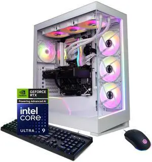 CyberPowerPC Gamer Supreme Liquid Cool GXL70270 - Intel Core Ultra 9 285K 3.7GHz CPU, 32GB DDR5, NVIDIA GeForce RTX 5070 12GB, 1TB PCIe 4.0 NVMe SSD & Win 11 Home
