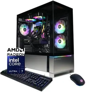 CyberPowerPC Gamer Supreme Liquid Cool GXL70330 - Intel Core Ultra 7 265KF 3.9GHz CPU, 32GB DDR5, AMD Radeon RX 9070 XT 16GB, 2TB PCIe 4.0 NVMe SSD & Win 11 Home