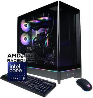 CyberPowerPC Gamer Supreme Liquid Cool GXL70340 - Intel Core Ultra 9 285 2.5GHz CPU, 32GB DDR5, AMD Radeon RX 9070 XT 16GB, 2TB PCIe 4.0 NVMe SSD & Win 11 Home